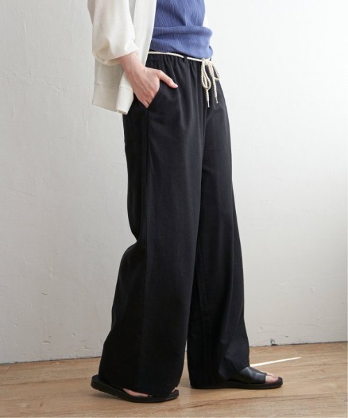 LBC（エルビーシー）の「リネン混ロープベルトイージーパンツ（その他パンツ・レディース・ブラック/ベージュ/ネイビー/ダークオリーブ・M/L）」の20枚目の写真