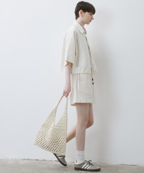 tageechita(タジチタ)の「【tageechita】ワッシャークロップドシャツ(シャツ/ブラウス・レディース・オフホワイト・S/M/L)」の20枚目の写真