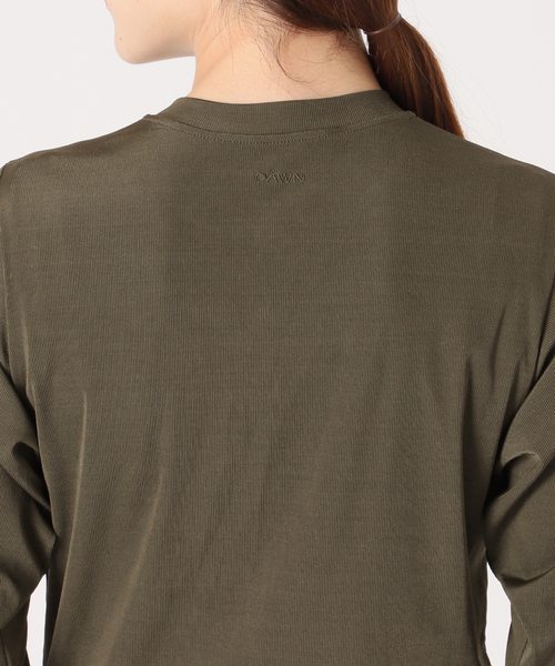 AP STUDIO（エーピーストゥディオ）の「【DAWN/ダン】HAORI WITH SNAP BUTTON（ラッシュガード・レディース・ブラック/カーキ・FREE）」の18枚目の写真