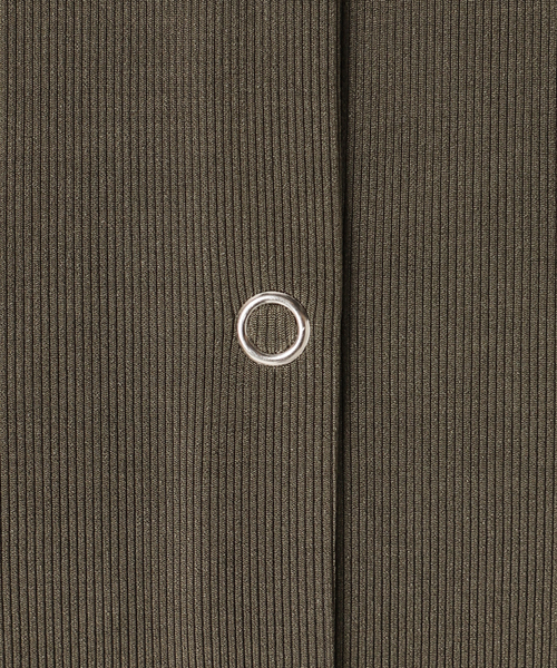 AP STUDIO（エーピーストゥディオ）の「【DAWN/ダン】HAORI WITH SNAP BUTTON（ラッシュガード・レディース・ブラック/カーキ・FREE）」の14枚目の写真