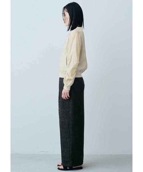 MEDE19F（メデジュウキュウ）の「ＭＥＤＥ１９Ｆ　レース素材のリラックスパンツ〈ブラック〉（その他パンツ・レディース・ブラック・LARGE/MEDIUM/NM）」の9枚目の写真