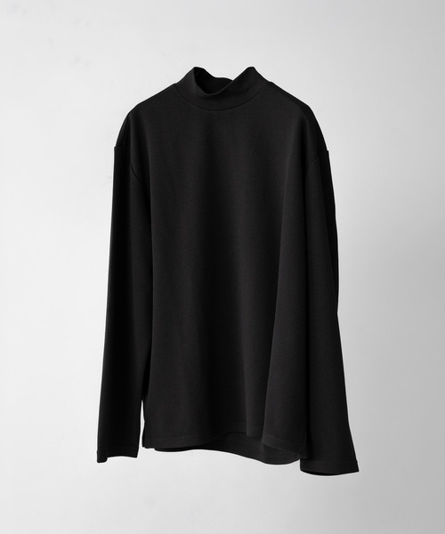 favclo.（ファブクロ）の「REFINED HIGH NECK TOPS／リファインドハイネックトップス（Tシャツ/カットソー・メンズ・ブラック・SMALL/MEDIUM）」の14枚目の写真