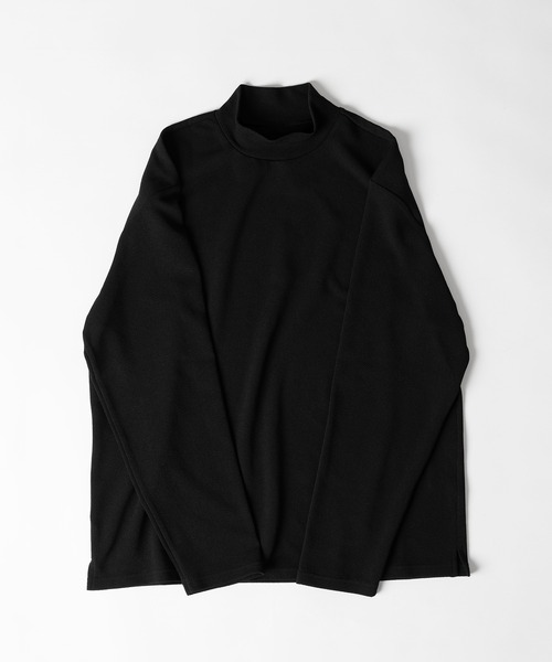 favclo.（ファブクロ）の「REFINED HIGH NECK TOPS／リファインドハイネックトップス（Tシャツ/カットソー・メンズ・ブラック・SMALL/MEDIUM）」の15枚目の写真