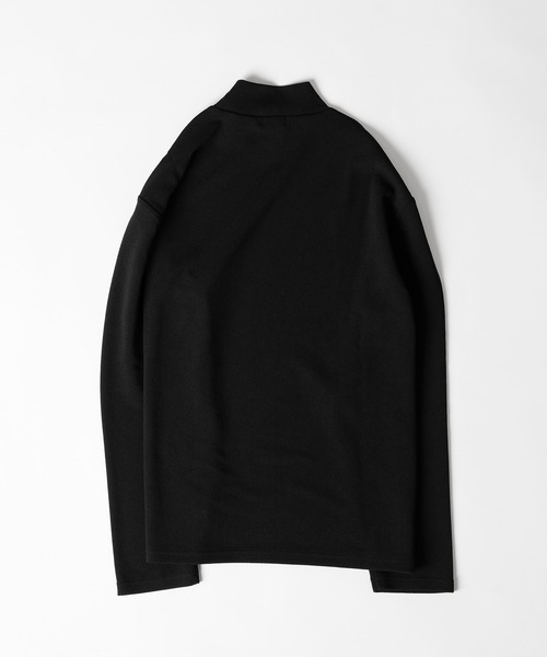 favclo.（ファブクロ）の「REFINED HIGH NECK TOPS／リファインドハイネックトップス（Tシャツ/カットソー・メンズ・ブラック・SMALL/MEDIUM）」の16枚目の写真