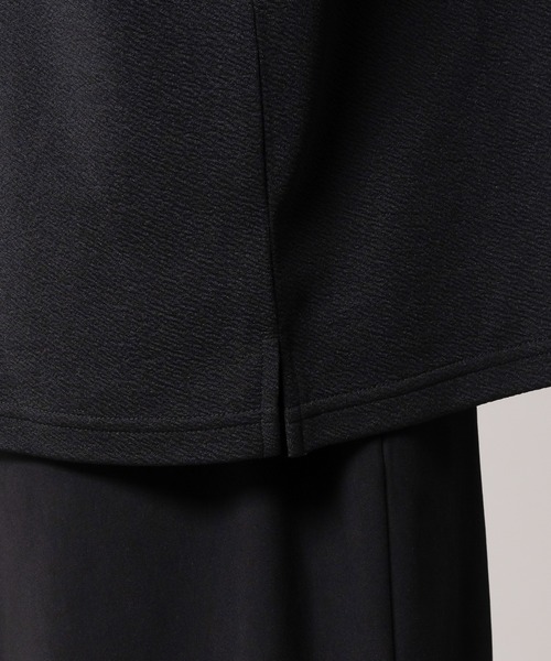 favclo.（ファブクロ）の「REFINED HIGH NECK TOPS／リファインドハイネックトップス（Tシャツ/カットソー・メンズ・ブラック・SMALL/MEDIUM）」の11枚目の写真