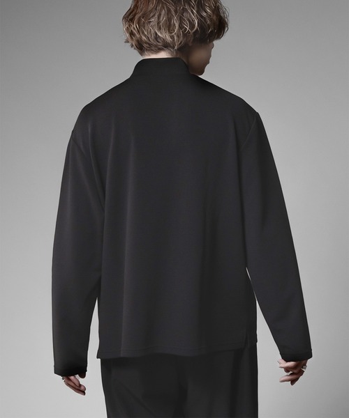 favclo.（ファブクロ）の「REFINED HIGH NECK TOPS／リファインドハイネックトップス（Tシャツ/カットソー・メンズ・ブラック・SMALL/MEDIUM）」の4枚目の写真