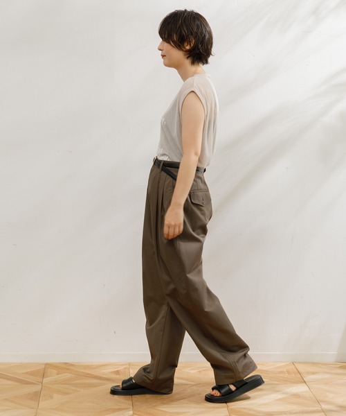 AMERICAN RAG CIE（アメリカンラグシー）の「【ARC】シアーロゴタンクトップ（タンクトップ・レディース・ベージュ/ホワイト/ブラック・FREE）」の21枚目の写真