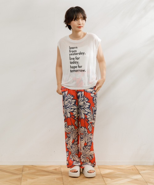 AMERICAN RAG CIE（アメリカンラグシー）の「【ARC】シアーロゴタンクトップ（タンクトップ・レディース・ベージュ/ホワイト/ブラック・FREE）」の5枚目の写真