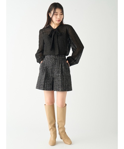 CELFORD(セルフォード)の「バリエーションショートパンツ(その他パンツ・レディース・ブラック/チャコールグレー/アイボリー/その他・38/36)」の10枚目の写真