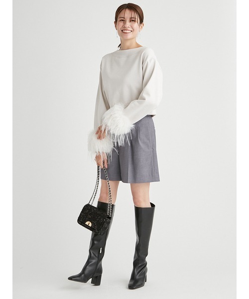 CELFORD(セルフォード)の「バリエーションショートパンツ(その他パンツ・レディース・ブラック/チャコールグレー/アイボリー/その他・38/36)」の16枚目の写真