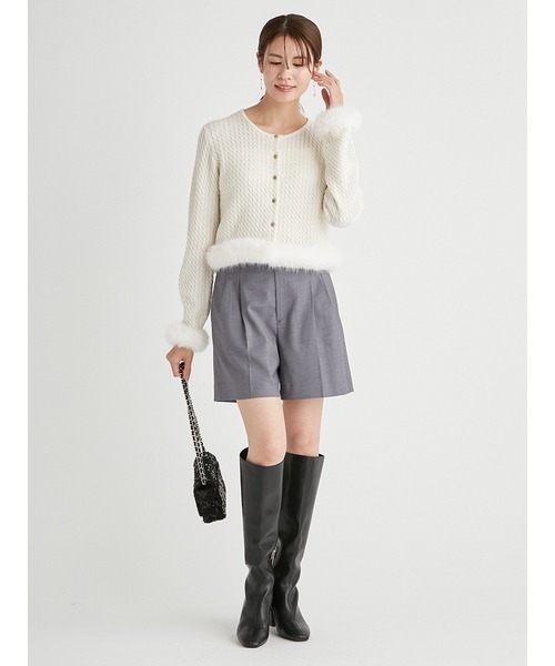 CELFORD(セルフォード)の「バリエーションショートパンツ(その他パンツ・レディース・ブラック/チャコールグレー/アイボリー/その他・38/36)」の15枚目の写真