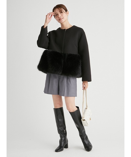 CELFORD(セルフォード)の「バリエーションショートパンツ(その他パンツ・レディース・ブラック/チャコールグレー/アイボリー/その他・38/36)」の13枚目の写真