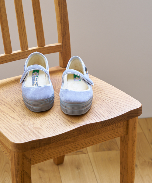 ALBEROLA（アルベローラ）の「【WEB限定】【ALBEROLA】一部別注 ベルベットメリージェーン 厚底シューズ（その他シューズ・レディース・ブラック/チャコールグレー/ベージュ/グレー/ブラック系その他・36/37/38）」の4枚目の写真