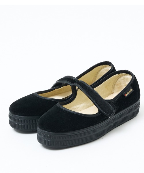 ALBEROLA（アルベローラ）の「【WEB限定】【ALBEROLA】一部別注 ベルベットメリージェーン 厚底シューズ（その他シューズ・レディース・ブラック/チャコールグレー/ベージュ/グレー/ブラック系その他・36/37/38）」の3枚目の写真