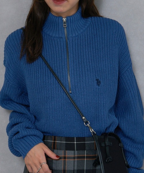 セール】【U.S. POLO ASSN.】ワンポイントロゴ ポニー刺繍 ハーフ