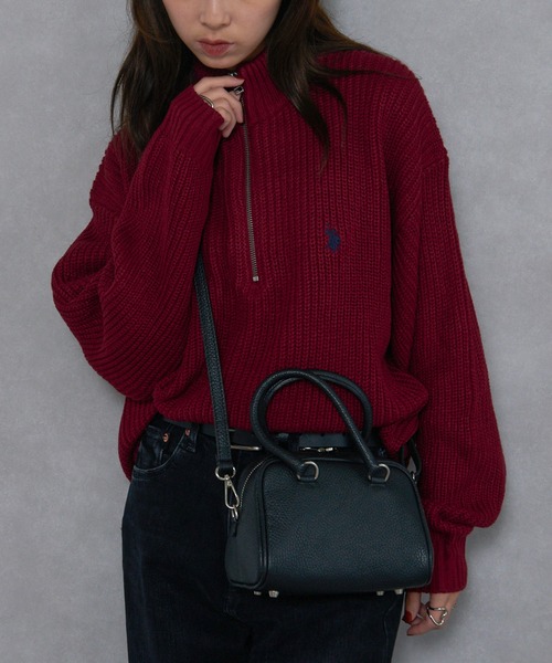 セール】【U.S. POLO ASSN.】ワンポイントロゴ ポニー刺繍 ハーフ