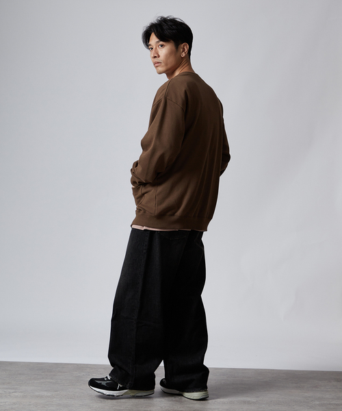 B.C STOCK(ベーセーストック)の「AIRTOWNE MILLS SWEAT Vネックカーディガン(カーディガン/ボレロ・メンズ・チョコ/ネイビー/ライトグレー/モスグリーン・MEDIUM/LARGE)」の9枚目の写真