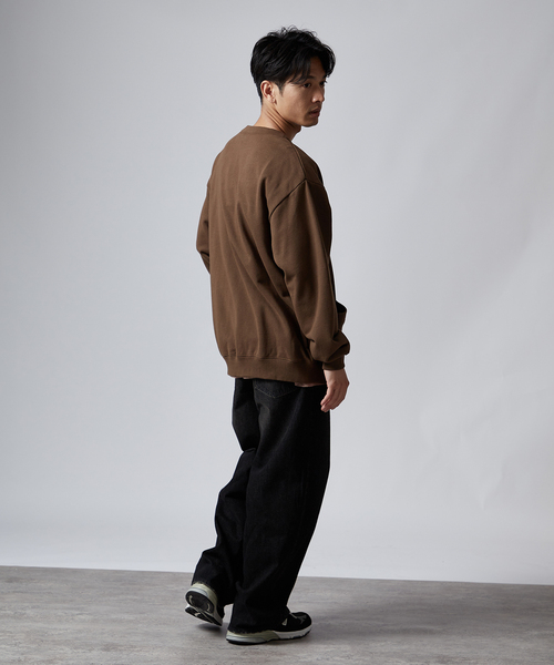 B.C STOCK(ベーセーストック)の「AIRTOWNE MILLS SWEAT Vネックカーディガン(カーディガン/ボレロ・メンズ・チョコ/ネイビー/ライトグレー/モスグリーン・MEDIUM/LARGE)」の11枚目の写真