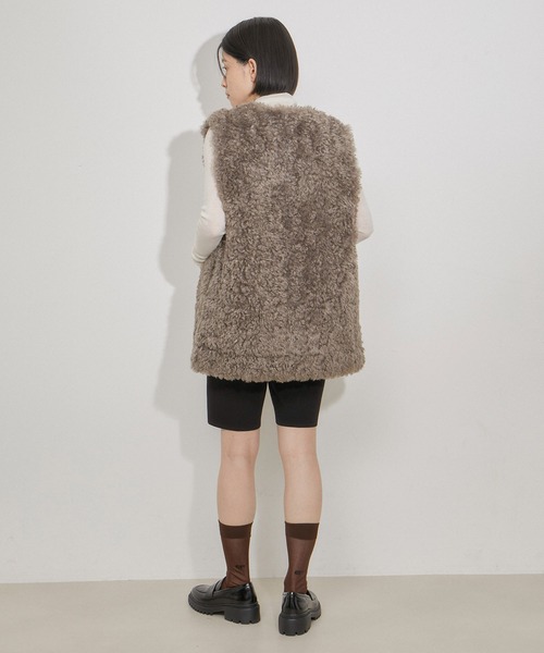 ADAM ET ROPE'（アダムエロペ）の「シアーARロゴソックス（ソックス/靴下・レディース・ベージュ/パープル/ホワイト/ダークブラウン・FREE）」の19枚目の写真