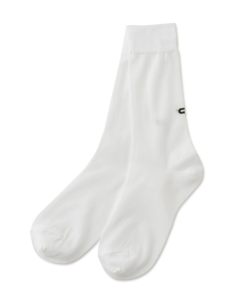 ADAM ET ROPE'（アダムエロペ）の「シアーARロゴソックス（ソックス/靴下・レディース・ベージュ/パープル/ホワイト/ダークブラウン・FREE）」の5枚目の写真