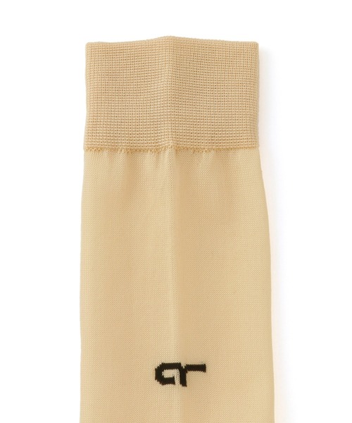 ADAM ET ROPE'（アダムエロペ）の「シアーARロゴソックス（ソックス/靴下・レディース・ベージュ/パープル/ホワイト/ダークブラウン・FREE）」の9枚目の写真