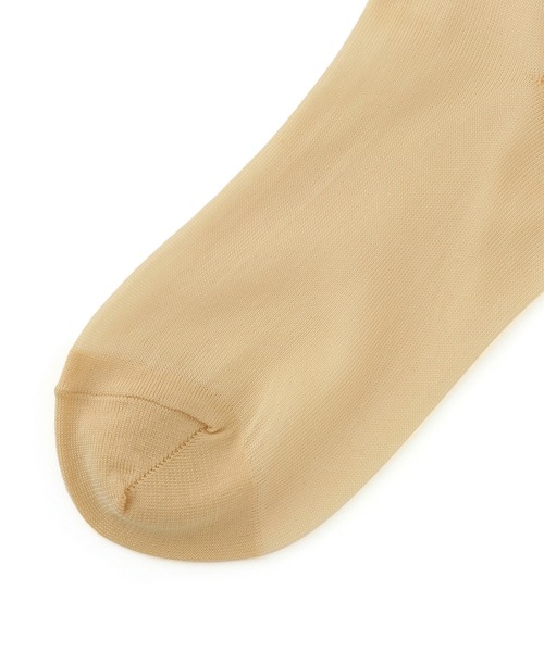 ADAM ET ROPE'（アダムエロペ）の「シアーARロゴソックス（ソックス/靴下・レディース・ベージュ/パープル/ホワイト/ダークブラウン・FREE）」の12枚目の写真