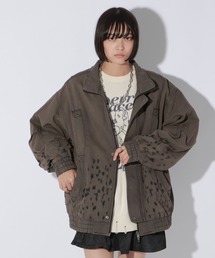 Anui | 【UNISEX】ホールダメージデニムブルゾン(デニムジャケット)