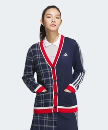adidas - アディダス ゴルフセットアップ チェック柄 アディダスゴルフ AG タータンチェック柄ラップ風ニットスカート