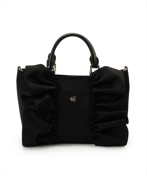 WILLSELECTION(ウィルセレクション)の「ネオプレンフリルバッグ(ショルダーバッグ・レディース・ブラック/ピンク/ボルドー・FREE)」の16枚目の写真