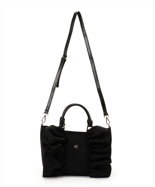 WILLSELECTION(ウィルセレクション)の「ネオプレンフリルバッグ(ショルダーバッグ・レディース・ブラック/ピンク/ボルドー・FREE)」の22枚目の写真