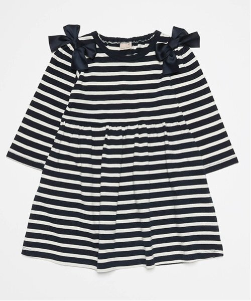 petit main（プティマイン）の「【GOODPRICE】カットワンピース（ワンピース・キッズ・ネイビー/ブラック×ホワイト/アイボリー/レッド・120cm/110cm/100cm/90cm/80ｃｍ/130cm）」の6枚目の写真