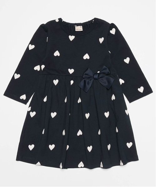 petit main（プティマイン）の「【GOODPRICE】カットワンピース（ワンピース・キッズ・ネイビー/ブラック×ホワイト/アイボリー/レッド・120cm/110cm/100cm/90cm/80ｃｍ/130cm）」の7枚目の写真