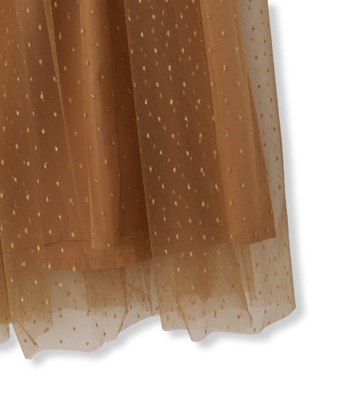 セール】ラメ刺繍チュールスカート（スカート）｜Droite lautreamont