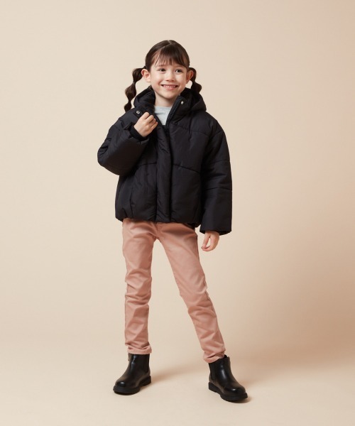 a.v.v（アーヴェヴェ）の「[19-24cm]【滑りにくいタンクソール】ジップアップサイドゴアブーツ（ブーツ・キッズ・ブラック・19/21/20/23/22/24）」の8枚目の写真