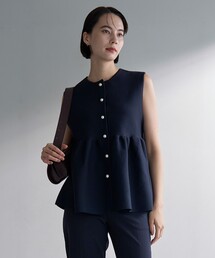 新品　UNFILO ブルー　長袖ニット UNFILO｜アンフィーロのニット/セーター（ブルー・ネイビー/青色