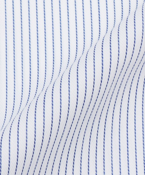 TOKYO SHIRTS（トウキョウシャツ）の「透け防止 形態安定ノーアイロン レギュラー 長袖ビジネスワイシャツ（ビジネスシャツ・メンズ・ブルー・首回り39cm-裄丈80cm/首回り39cm-裄丈84cm/首回り41cm-裄丈82cm/首回り41cm-裄丈86cm/首回り42cm-裄丈82cm/首回り42cm-裄丈86cm/首回り43cm-裄丈82cm/首回り43cm-裄丈86cm/首回り37cm-裄丈80cm/首回り37cm-裄丈84cm）」の5枚目の写真