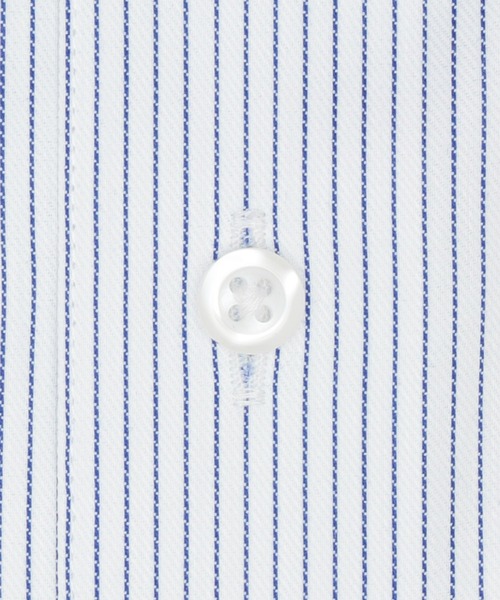 TOKYO SHIRTS（トウキョウシャツ）の「透け防止 形態安定ノーアイロン レギュラー 長袖ビジネスワイシャツ（ビジネスシャツ・メンズ・ブルー・首回り39cm-裄丈80cm/首回り39cm-裄丈84cm/首回り41cm-裄丈82cm/首回り41cm-裄丈86cm/首回り42cm-裄丈82cm/首回り42cm-裄丈86cm/首回り43cm-裄丈82cm/首回り43cm-裄丈86cm/首回り37cm-裄丈80cm/首回り37cm-裄丈84cm）」の4枚目の写真