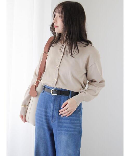 Te chichi TERRASSE（テチチテラス）の「多角形バックルベルト（ベルト・レディース・ブラック/ベージュ・F）」の8枚目の写真