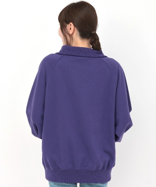 チチカカ（チチカカ）の「スケッチ刺繍ハーフジッププルオーバー（スウェット・レディース・アイボリー/パープル/レッド・FREE）」の12枚目の写真