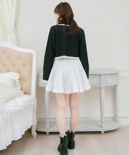 ems excite（エムズエキサイト）の「ヴィンテージカーデ（カーディガン/ボレロ・レディース・ブラック/ナチュラル/ブラウン系その他2・FREE）」の15枚目の写真