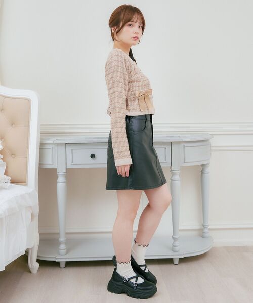 ems excite（エムズエキサイト）の「ヴィンテージカーデ（カーディガン/ボレロ・レディース・ブラック/ナチュラル/ブラウン系その他2・FREE）」の21枚目の写真