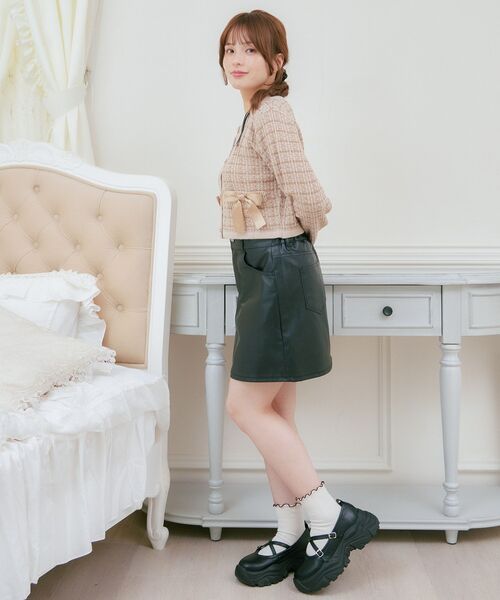 ems excite（エムズエキサイト）の「ヴィンテージカーデ（カーディガン/ボレロ・レディース・ブラック/ナチュラル/ブラウン系その他2・FREE）」の22枚目の写真