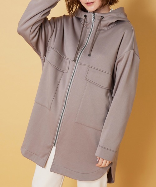 セール】裏ファービッグポケット付フードジャケット（テーラード