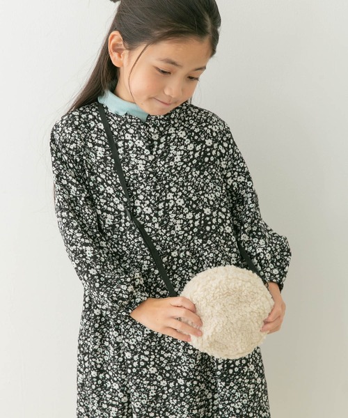 URBAN RESEARCH DOORS(アーバンリサーチドアーズ)の「サークルボアポシェット(KIDS)(ショルダーバッグ・キッズ・アイボリー/ピンク・ONE)」の2枚目の写真