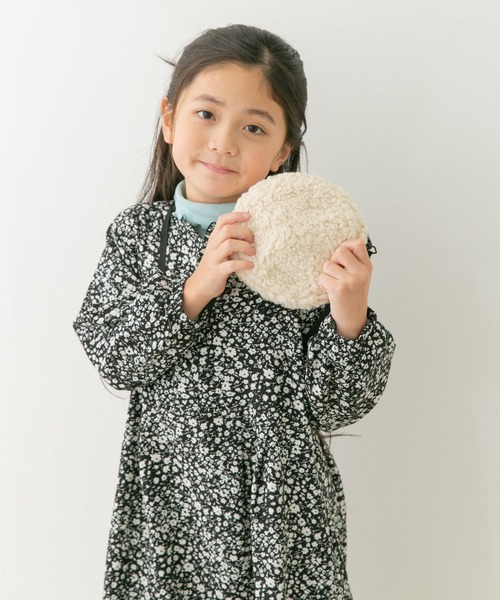 URBAN RESEARCH DOORS(アーバンリサーチドアーズ)の「サークルボアポシェット(KIDS)(ショルダーバッグ・キッズ・アイボリー/ピンク・ONE)」の6枚目の写真