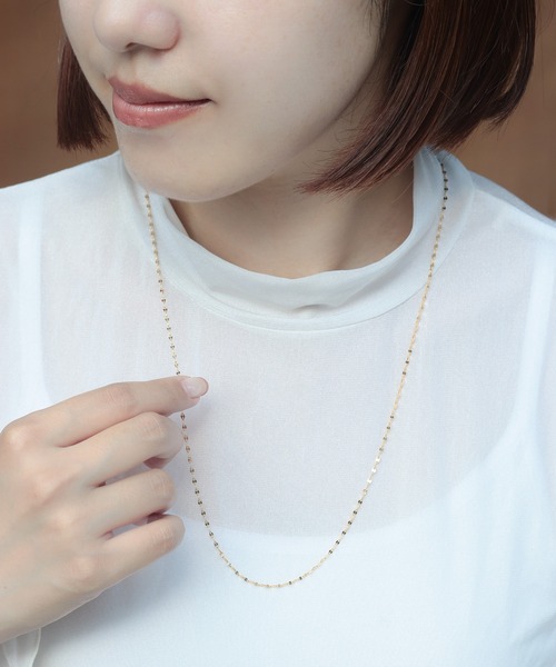 NOIR DE POUPEE ネックレス セール】flavor ペタルチェーン60cm silver925（ネックレス）｜NOIR DE