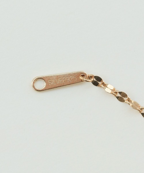 flavor ペタルチェーン60cm silver925（ネックレス）｜NOIR DE POUPEE