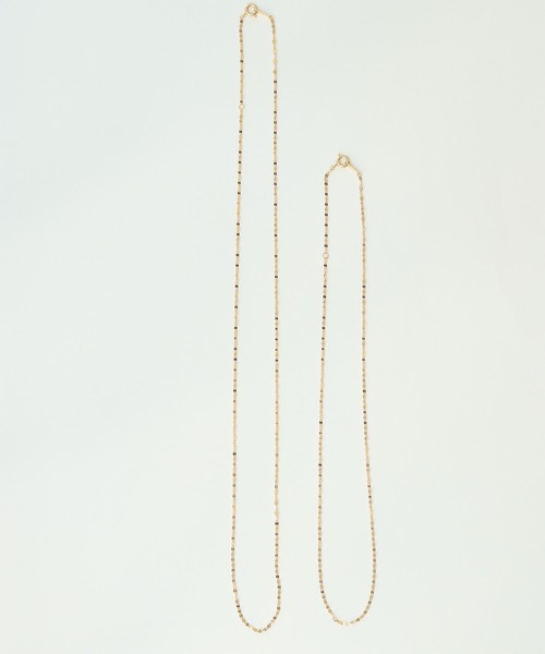 flavor ペタルチェーン60cm silver925（ネックレス）｜NOIR DE POUPEE