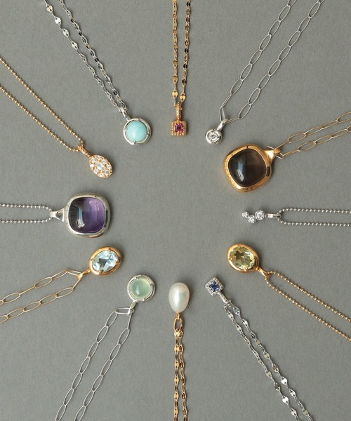 flavor ペタルチェーン60cm silver925（ネックレス）｜NOIR DE POUPEE