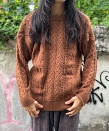 MGV（エムジーヴィー）の「クルーネックケーブルニット（ニット/セーター）」